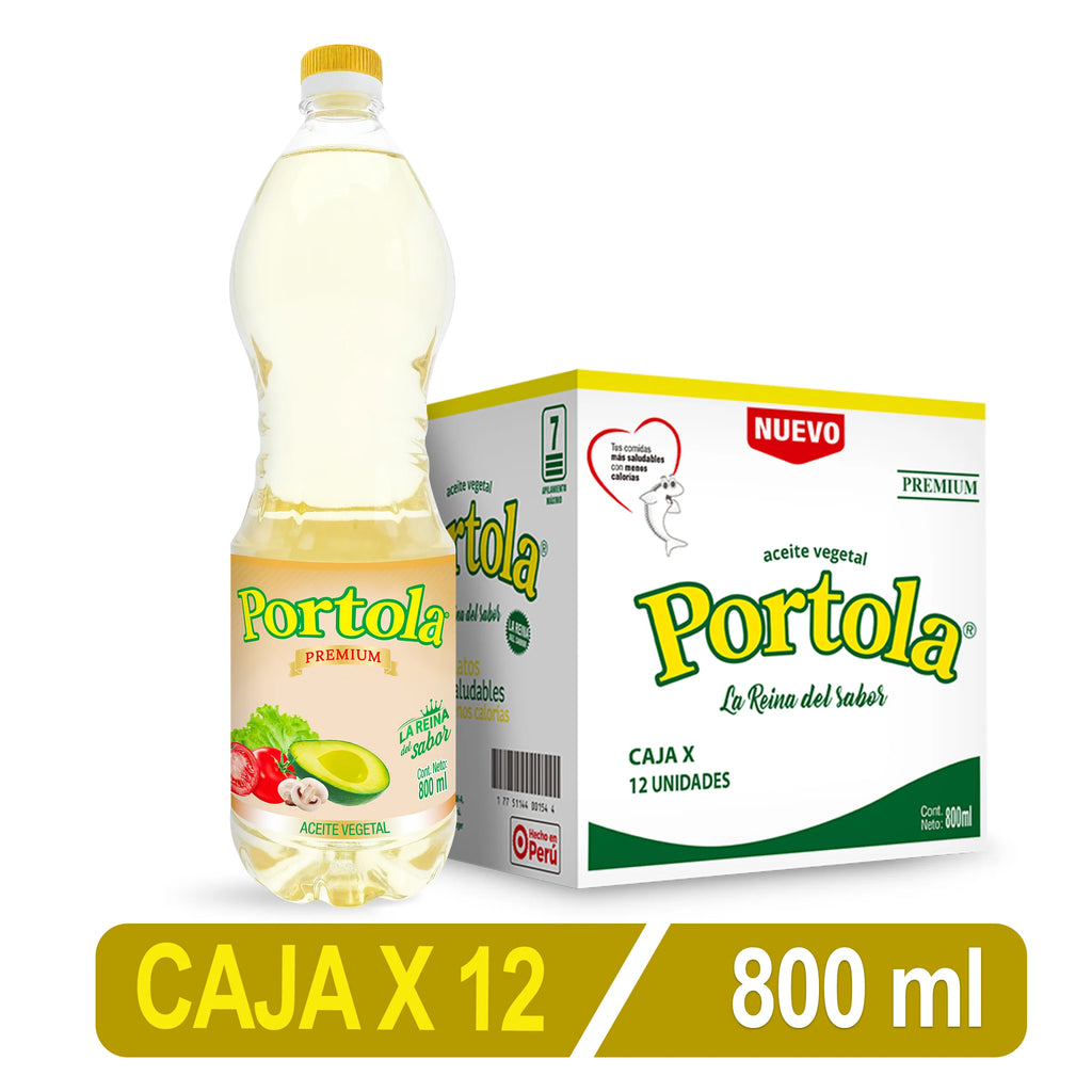 Aceite De Soya Portola X 800 Ml Caja X 12 Uni