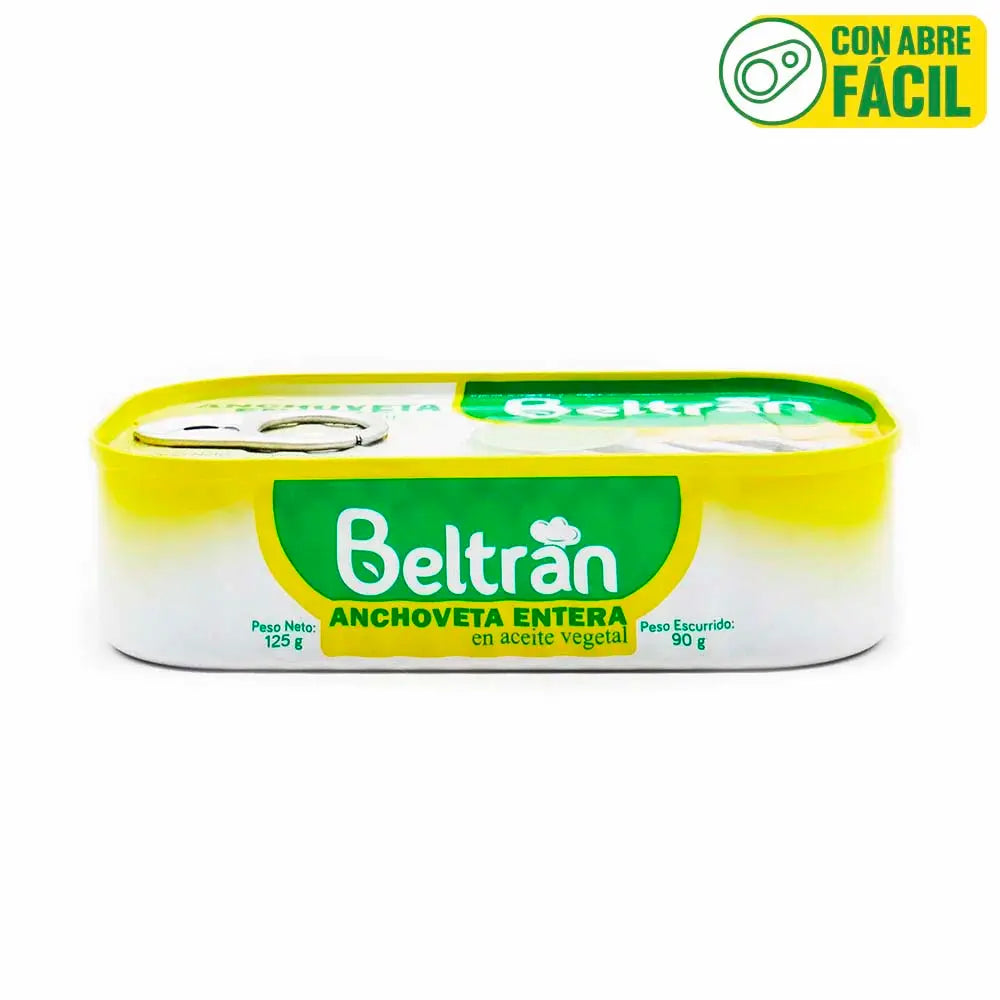 Entero De Sardina Peruana Beltrán Lito. En Ac. Vegetal 1/4 Club Caja X 50 Uni