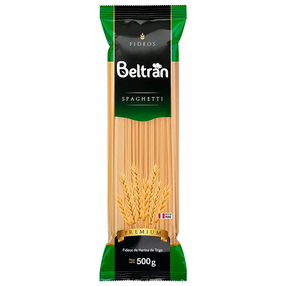 Fideo Beltrán Spaghetti X 500 Gr Paquete 20 Uni
