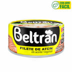 Filete De Atún Beltrán En Ac. Vegetal 1/2 Lb 170 Gr Caja X 48 Uni