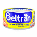 Filete De Caballa Beltrán En Ac. Vegetal 1/2 Lb 170 Gr Caja X 24 Uni