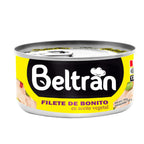 Filete De Bonito Beltrán En Ac. Vegetal 1/2 Lb 170 Gr Caja X 6 Uni