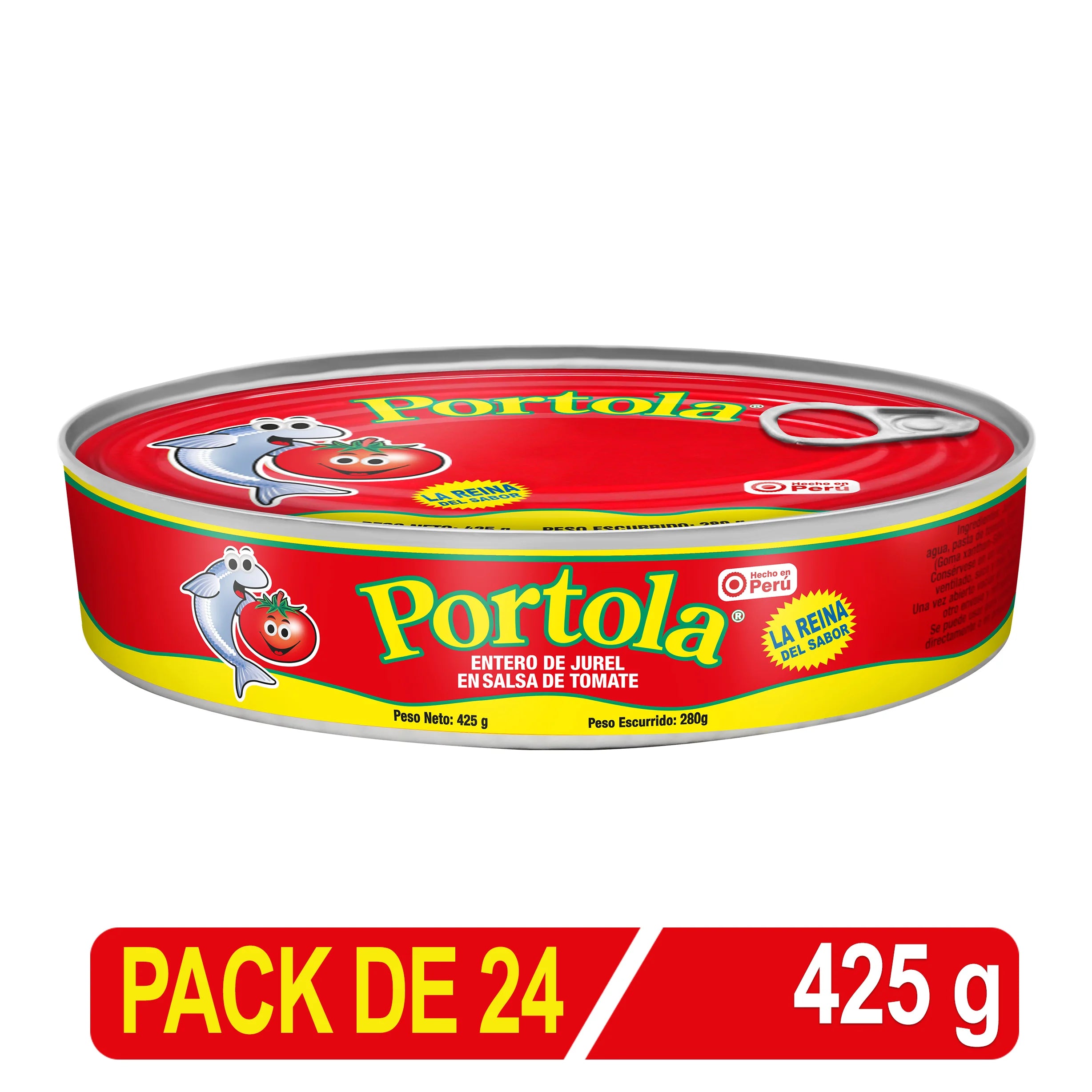 Oval Entero De Jurel En S/Tomate Portola X 425 Gr Caja X 24 Uni