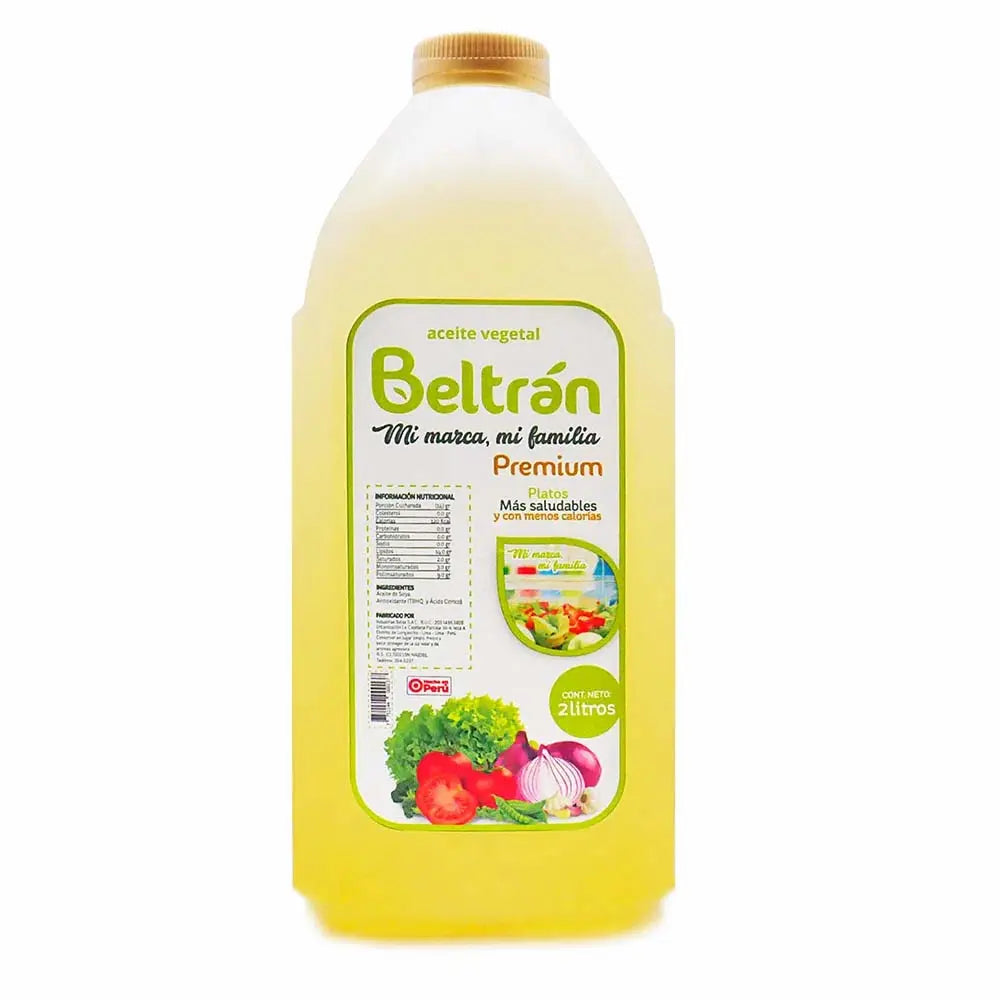 Aceite De Soya Beltrán X 2 Lt X 6 Uni (Natural)