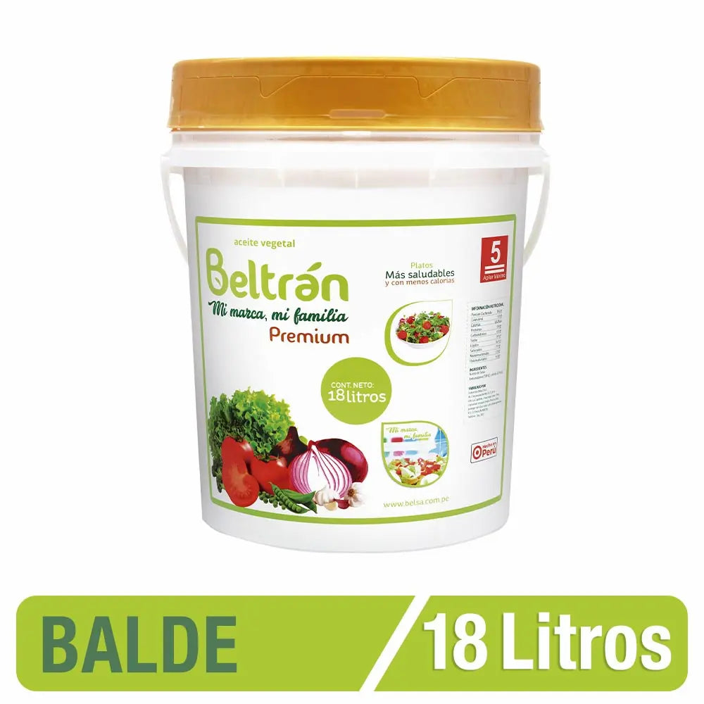 Aceite De Soya Beltrán Balde X 18 Lt