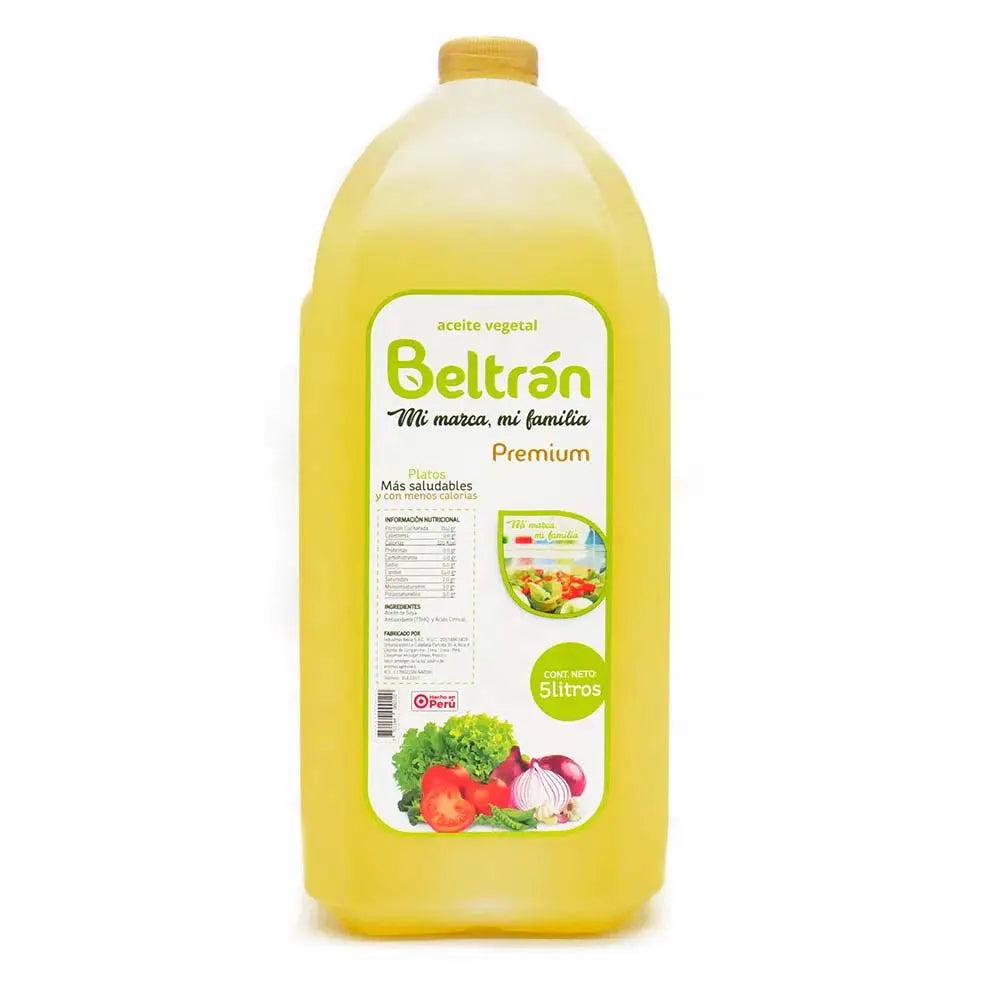 Aceite De Soya Beltrán X 5 Lt Galón X 01 Uni (Natural)